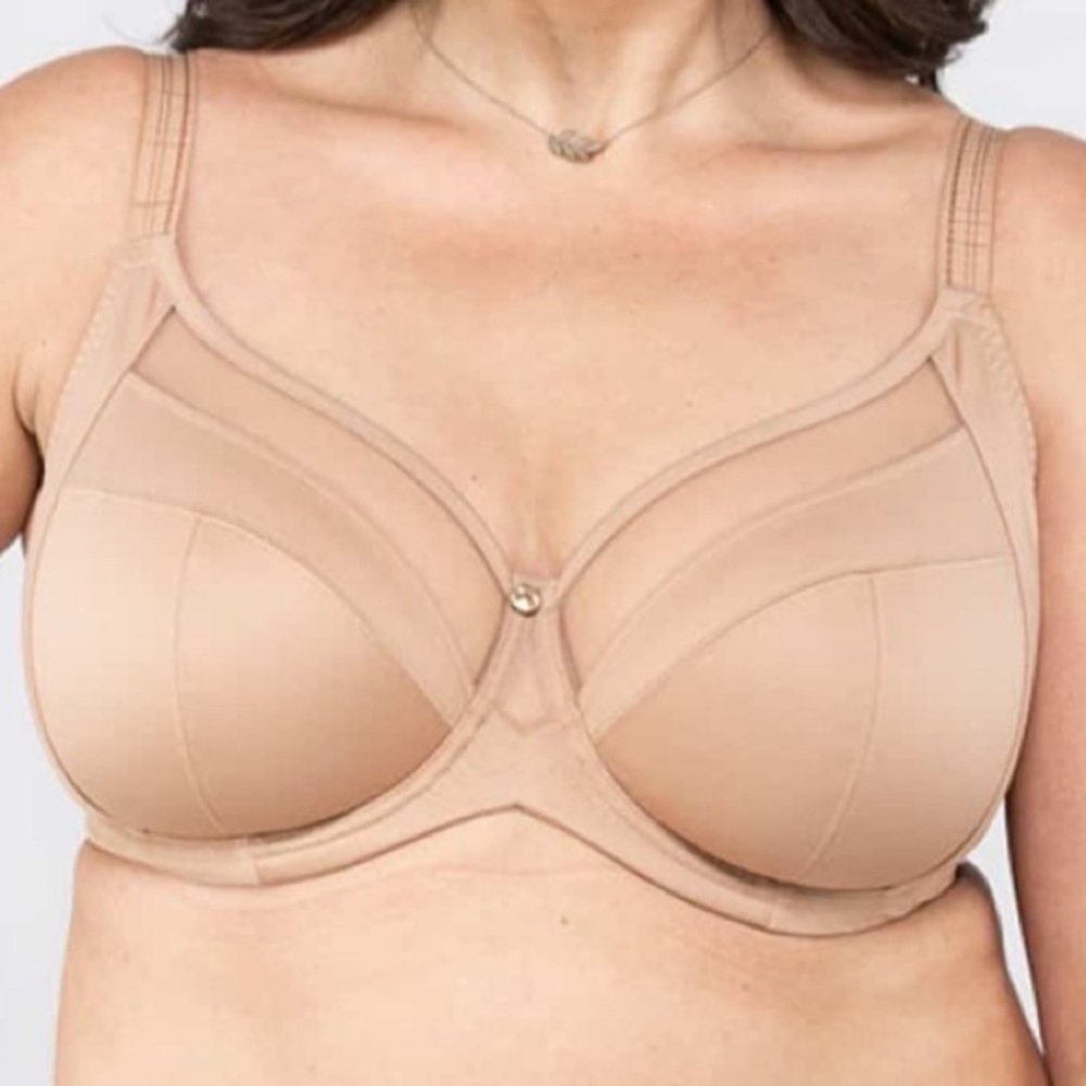 UNDERSTANCE Sz 36DD Bra Quinn 2.0 Flexiwire Full Coverage Sheer Top NEW W/ TAGS